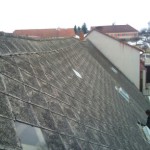 Rekonstrukce střechy na stodole v Dolních Němčicích
