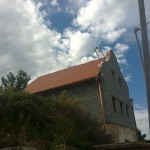 Výstavba střechy na vinném sklípku na Pálavě